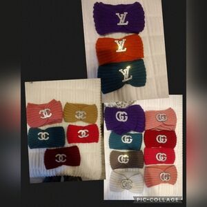 Knitted Headband/Ear Cover: Choose Your Color And Initials